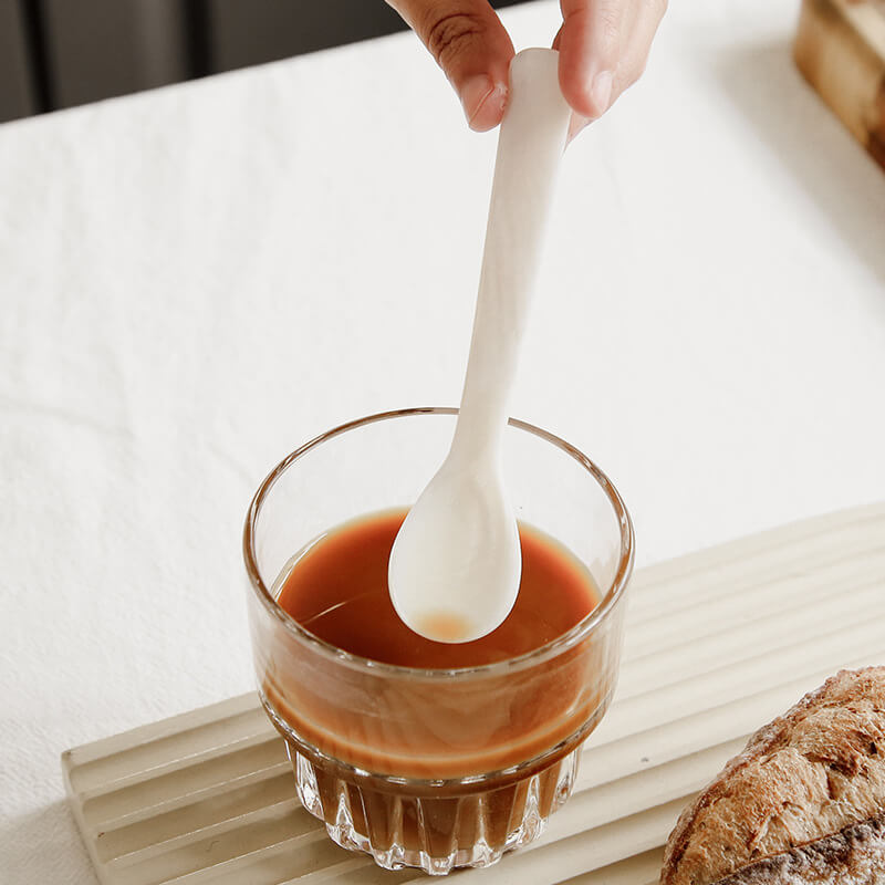 4.7" Handcrafted Shell Coffee Spoon