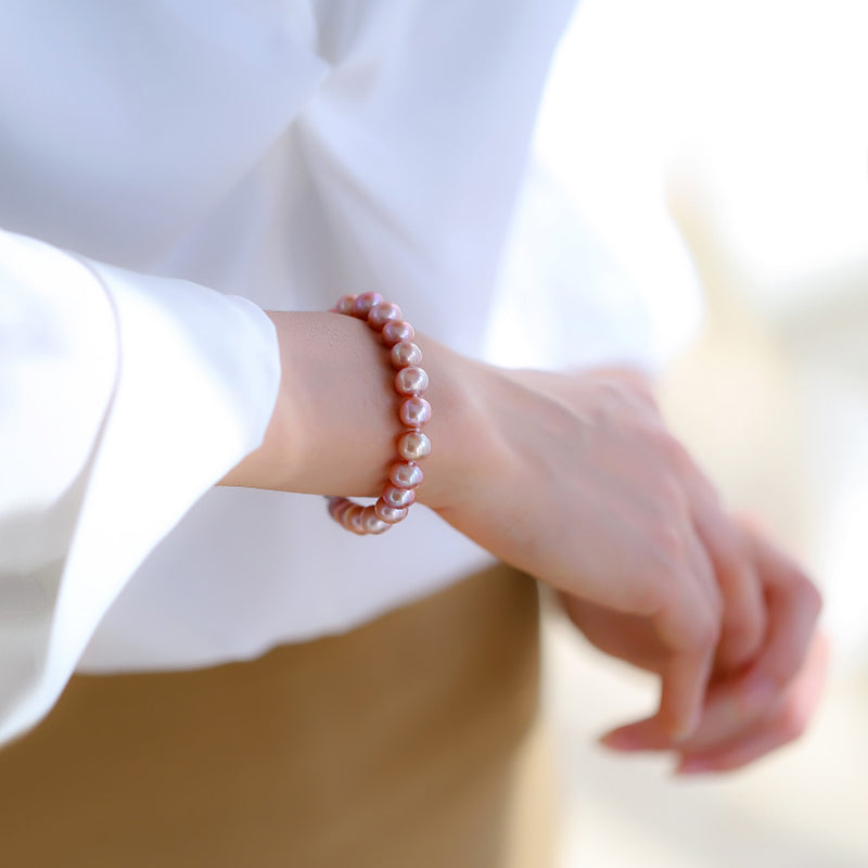 9.5-10mm AAA Multicolor Freshwater Pearl Bracelet