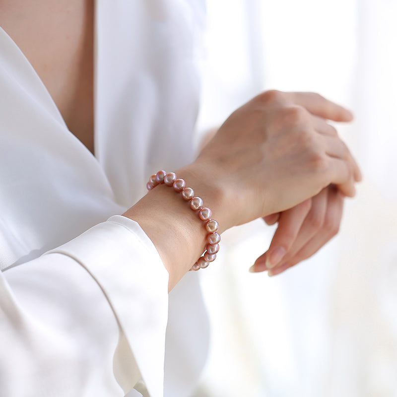9.5-10mm AAA Multicolor Freshwater Pearl Bracelet