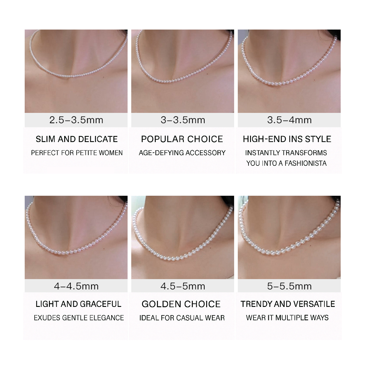 18K Gold Delicate Millet Bead Freshwater Pearl Necklace with Adjustable Chain