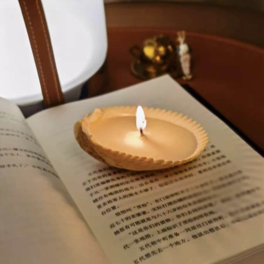 Handmade Seashell Candles
