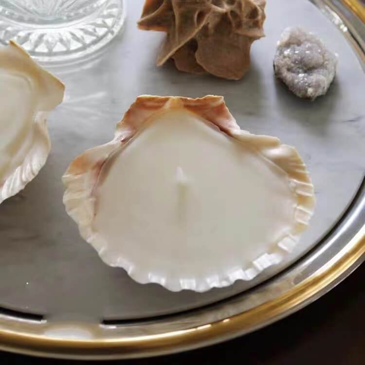 Handmade Seashell Candles