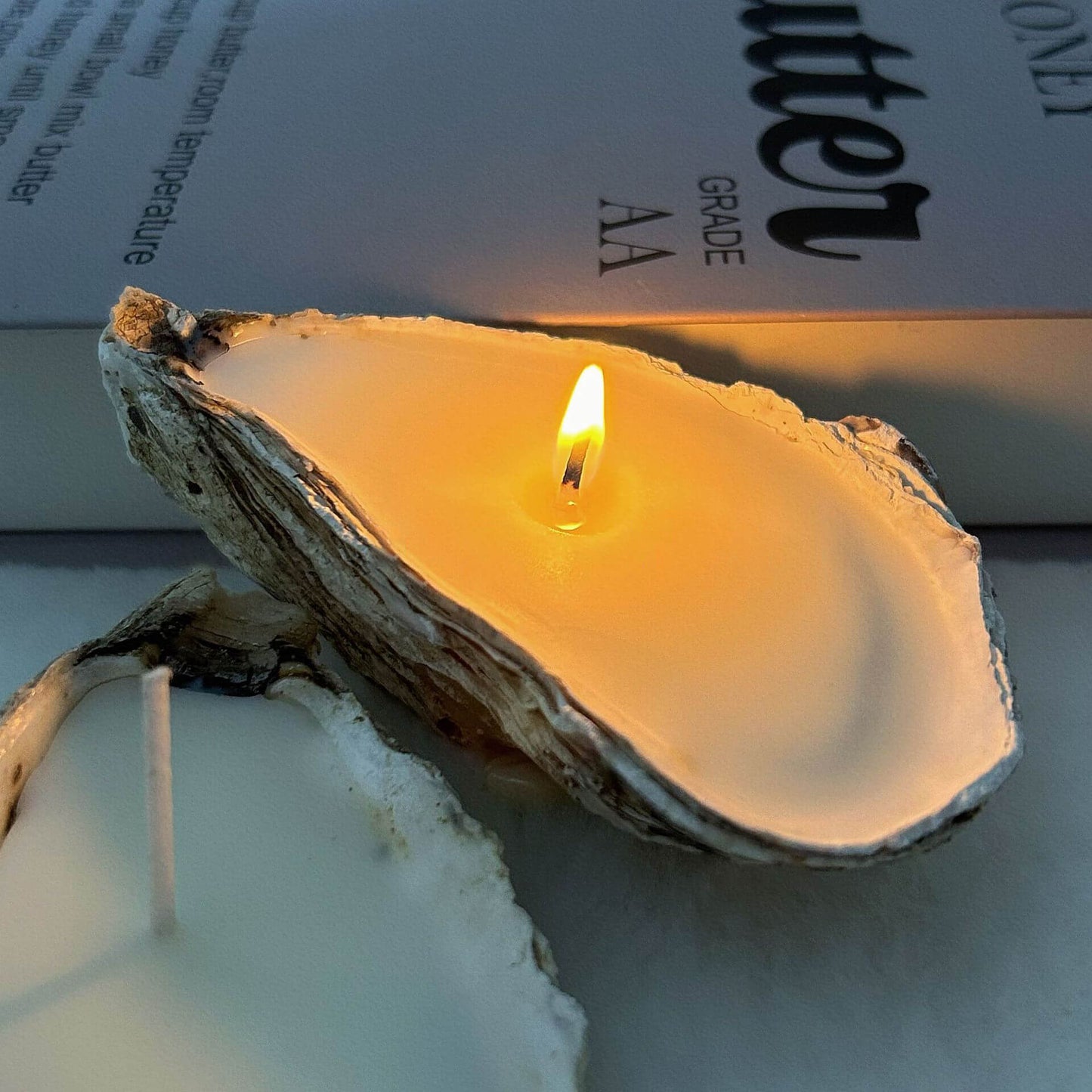 Handmade Seashell Candles