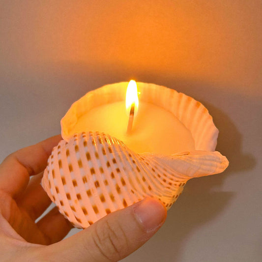 Handmade Seashell Candles